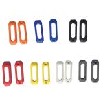 Kit 12 Plastiche Colorate Per Passanti BIANCO - AC1186-BI