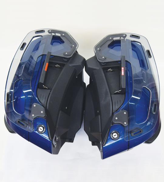 Portapacchi Laterali Supplementari In Pmma Per Borse Laterali Bmw R1200 Rt (07/2014>2018) / R1250 Rt (2019>) / K1600 Gt/Gtl (2010>) Fumè chiaro - PP14-FC-R1200RT