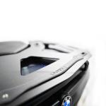 Portapacchi Posteriore Per Topcase In Alluminio Bmw R1200 Rt (07/2014>2018) / R1250 Rt (2019>) / K1600 Gt (2010>) NERO TESTURIZZATO - PP15-ALL-N-TX-R1250RT