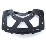 Portapacchi Posteriore Per Topcase In Alluminio Bmw R1200 Rt (07/2014>2018) / R1250 Rt (2019>) / K1600 Gt (2010>) NERO TESTURIZZATO - PP15-ALL-N-TX-R1200RT