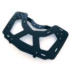 Portapacchi Posteriore Per Topcase In Alluminio Bmw R1200 Rt (07/2014>2018) / R1250 Rt (2019>) / K1600 Gt (2010>) NERO TESTURIZZATO - PP15-ALL-N-TX-R1200RT
